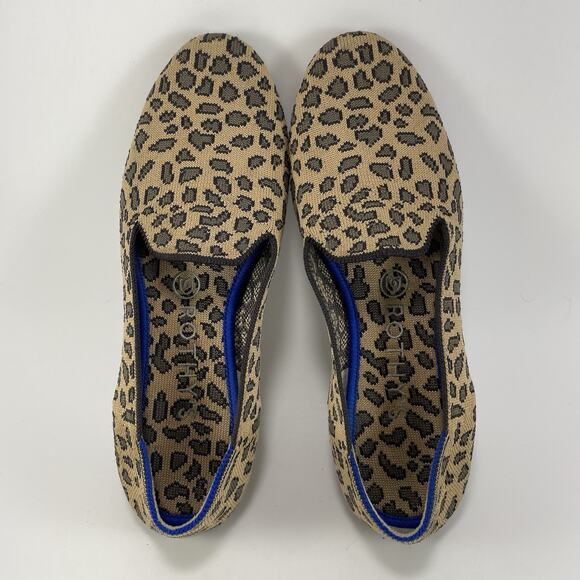Rothy’s The Loafer Casual Flat Womens Size 8 Cheetah Slip On Leopard Rothys - Picture 5 of 9